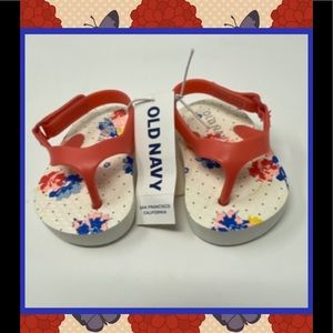 OLD NAVY Baby Girl Sandals 🩴- Size 0-3 mos.